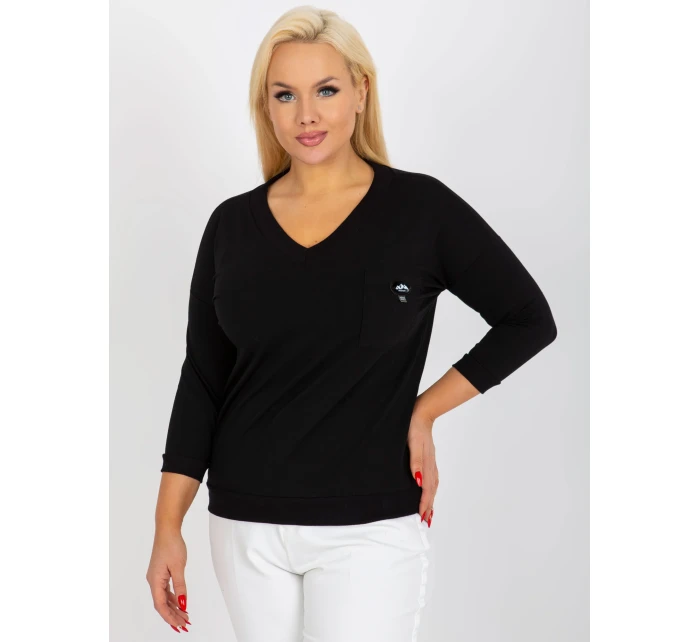 Bluzka RV BZ model 20834472 ciemny khaki - FPrice Bluzka RV BZ model 20834472 ciemny khaki - FPrice