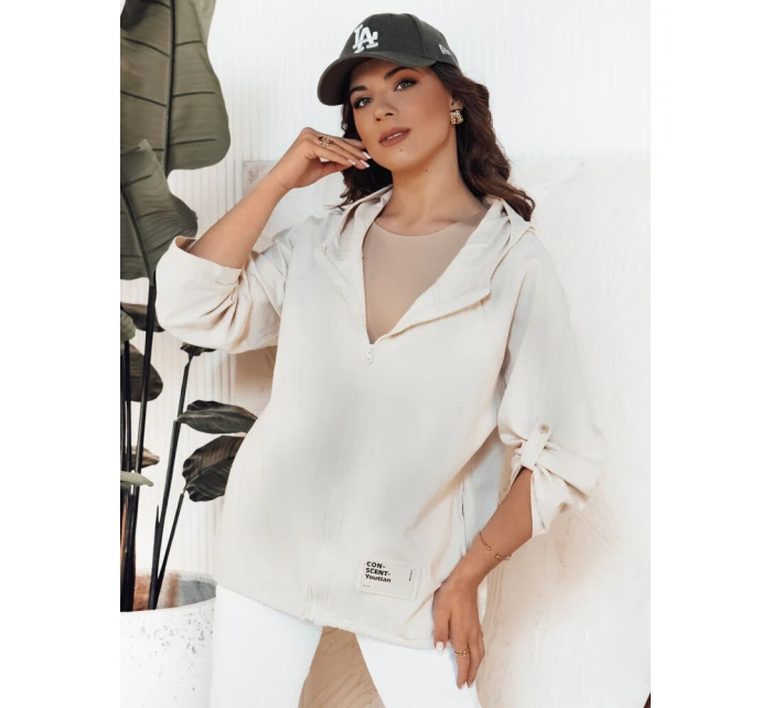 Dámská přechodná bunda light beige Dstreet model 21976654 - FashionStreet