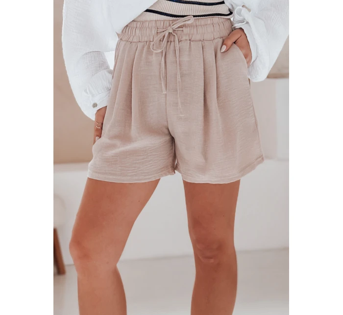 Dámske šortky RELAX TIME beige FashionStreet SY0458