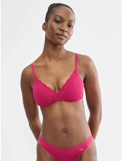 Podprsenka sloggi GO Blush PU Bra, ružová Berry – SLOGGI