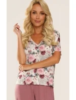 Pyžamo De Lafense 720 Finessa kr/r 3XL-4XL