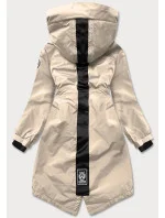 Lehká béžová dámská bunda parka model 20874864 - S'WEST