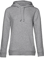 B&C Inspire Hooded /women_° Dámska mikina s kapucou 01.W34B heather grey B&C Inspire Hooded /women_° Dámska mikina s kapucou 01.W34B heather grey