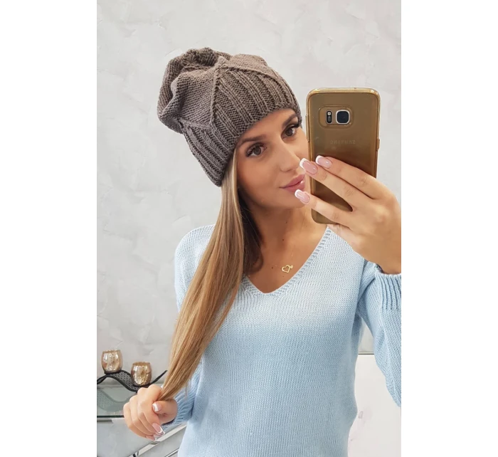 Dámska čiapka Liliana K375 cappuccino