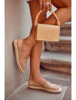 Klasické dámské espadrilky prolamované nude model 21588416 - S.Barski