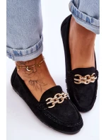 Dámské semišové mokasíny Černá model 21619608 - Boto