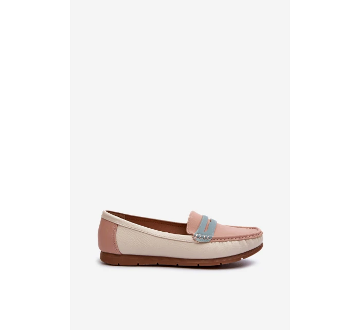 Mokasyny Damskie Z Eko Skóry Różowe Vikitara Mokasyny Damskie Z Eko Skóry Różowe Vikitara