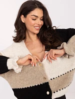 Jumper MI SW 0903.87 černo-béžový