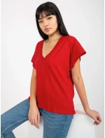 Dámske tričko TW TS 2005.43 tmavo červená - FPrice