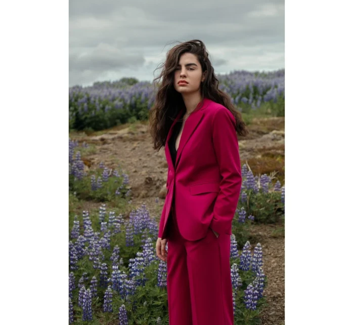 S310 Sako s jedným gombíkom - slivka