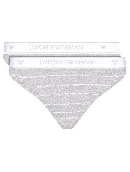 Dámské kalhotky  šedá 2 pack  model 15343572 - Emporio Armani
