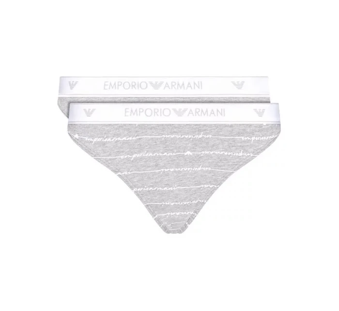 Dámské kalhotky  šedá 2 pack  model 15343572 - Emporio Armani