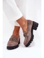 Dámske čižmy 39921 dark beige - Step in style