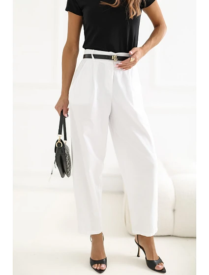 Šnúrové nohavice model 228359 Rue Paris