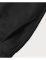 Čierne dvojfarebné pánske kraťasy (8K930-3)