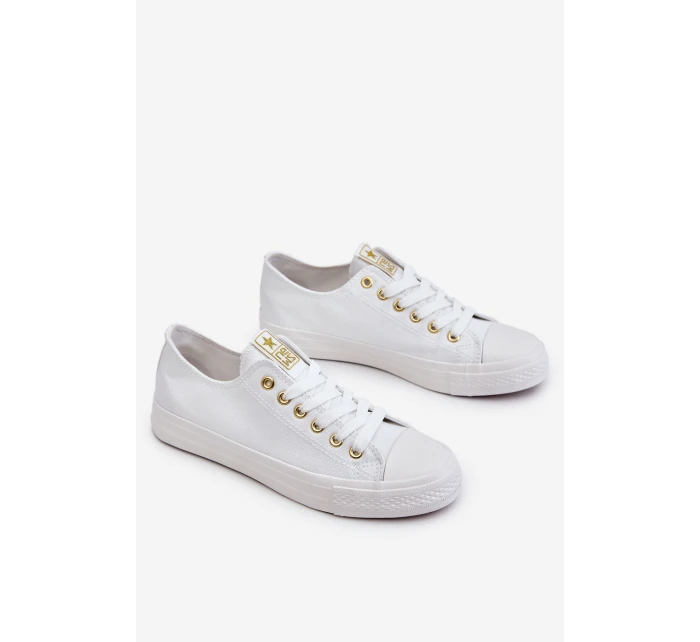 Dámské Klasické Tenisky Bílé a zlatá model 21607873 - EVENTO Dámské Klasické Tenisky Bílé a zlatá model 21607873 - EVENTO