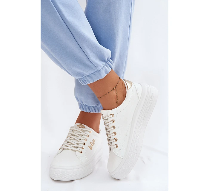 Dámské tenisky na platformě Lee Cooper LCW-26-44-4478 bílé