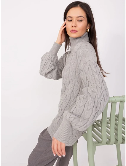 Sweter AT SW model 19034189 szary - FPrice