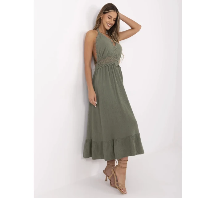 Šaty MI SK 88573.83 khaki