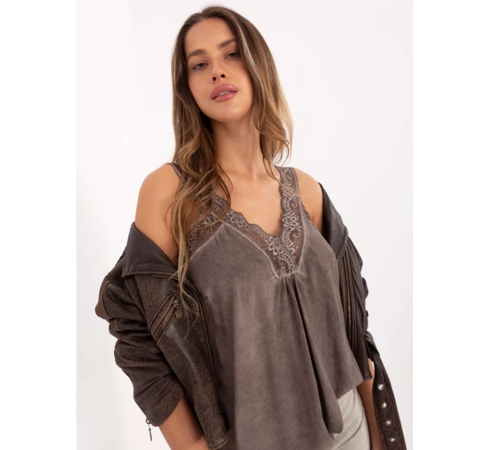 Top MI TP model 21717722 ciemny bezowy - FPrice Top MI TP model 21717722 ciemny bezowy - FPrice