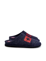 Klasické pánske papuče Big Star KK176002 Navy blue