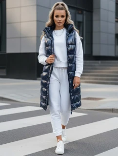 Dámska prešívaná vesta GANTINI modrá FashionStreet TY3743