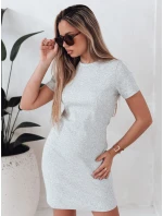 Dámské pruhované mini šaty světle šedé Dstreet model 21986836 - FashionStreet
