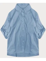 Svetlomodré tričko s ozdobnou mašľou na chrbte (24018) Svetlomodré tričko s ozdobnou mašľou na chrbte (24018)