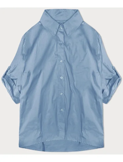 Svetlomodré tričko s ozdobnou mašľou na chrbte (24018) Svetlomodré tričko s ozdobnou mašľou na chrbte (24018)