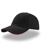 Liberty Sandwich 6 panelová kšiltovka black/red model 22411091 - Atlantis Headwear Liberty Sandwich 6 panelová kšiltovka black/red model 22411091 - Atlantis Headwear