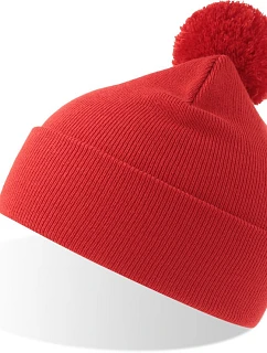 WindS Pletená čepice s bambulí red model 22450561 - Atlantis Headwear