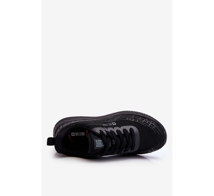 Damskie Siateczkowe Buty Sportowe Memory Foam System Big Star LL274662 Czarne Damskie Siateczkowe Buty Sportowe Memory Foam System Big Star LL274662 Czarne
