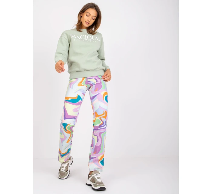 Mikina D10047O02417B pistáciová