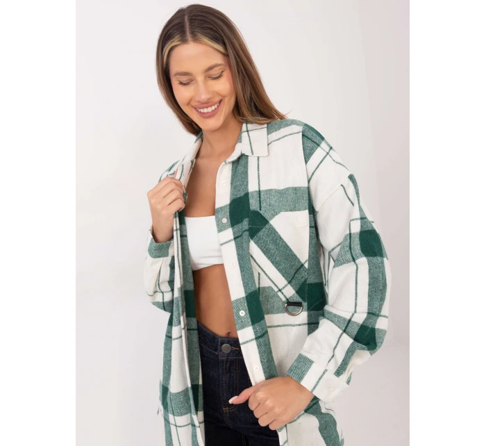 Košeľa EM KS 604.67P biela zelená