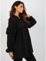 Dámska košeľa TW KS BI 2021745.13X čierna - FPrice