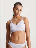 Dámska podprsenka LGHTLY LINED BRALETTE 000QF7797E LL0 lila - Calvin Klein