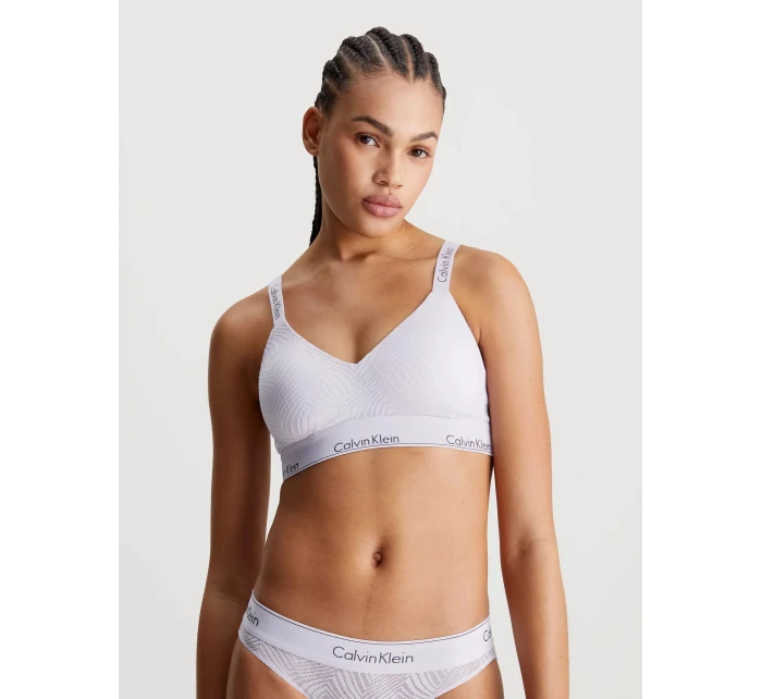 Dámska podprsenka LGHTLY LINED BRALETTE 000QF7797E LL0 lila - Calvin Klein