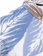 Pánské bílé tričko s krátkým rukávem Dstreet model 21969115 - FashionStreet