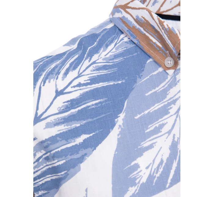 Pánské bílé tričko s krátkým rukávem Dstreet model 21969115 - FashionStreet