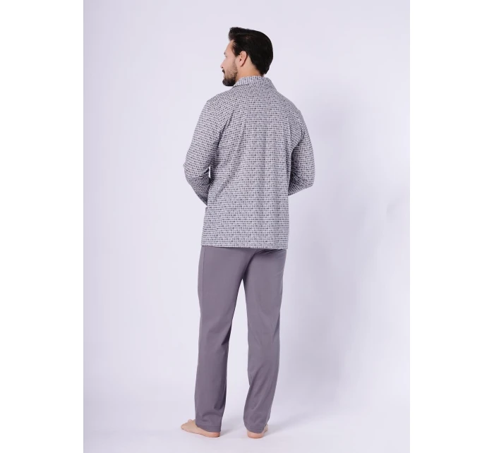 Pyžamo long/r M2XL rozepínací model 21955083 - HOTBERG Pyžamo long/r M2XL rozepínací model 21955083 - HOTBERG