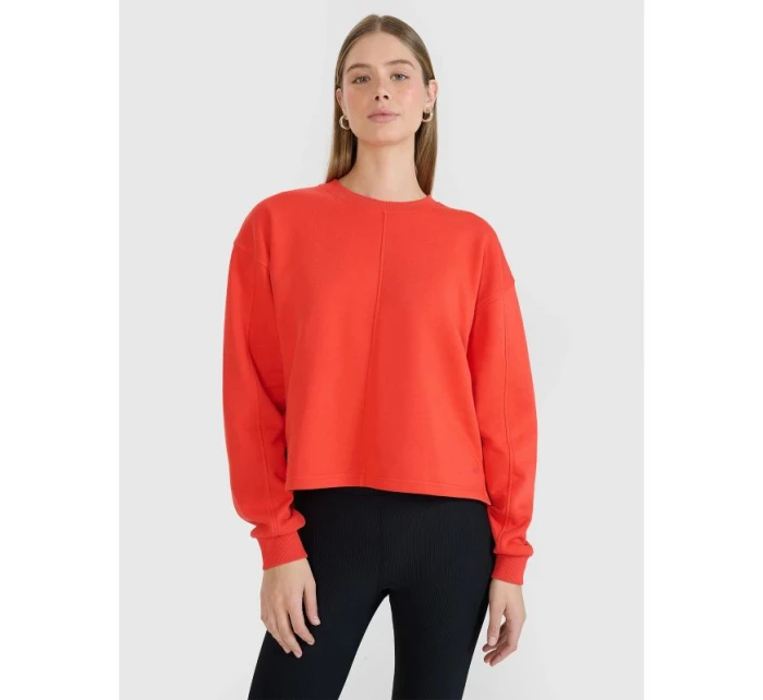 Dámska mikina 4F 4FWSS25TSWSF1543-62S oversize bez kapucne