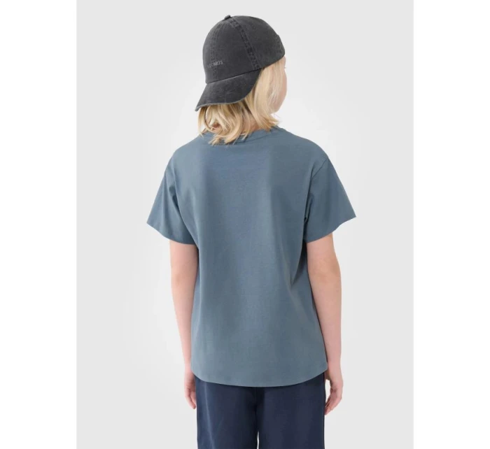 Hladké chlapecké tričko oversize model 21942100 - 4F Hladké chlapecké tričko oversize model 21942100 - 4F