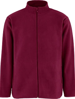 R Těžká fleecová bunda bordeaux model 22461736 - Neutral