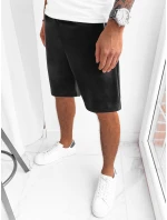 Pánské černé teplákové šortky Dstreet model 21968963 - FashionStreet Pánské černé teplákové šortky Dstreet model 21968963 - FashionStreet