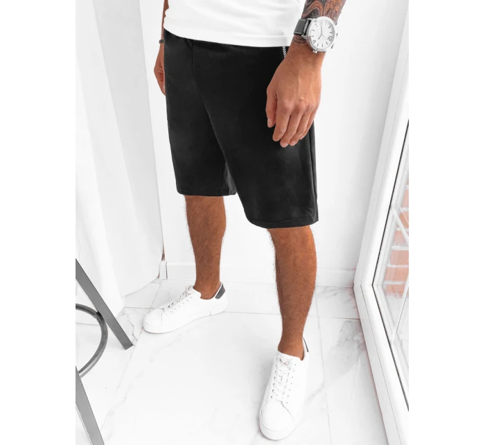 Pánské černé teplákové šortky Dstreet model 21968963 - FashionStreet Pánské černé teplákové šortky Dstreet model 21968963 - FashionStreet