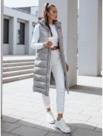 Dámska prešívaná vesta GANTINI silver FashionStreet TY3744