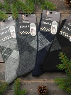 WiK SO&LI ponožky art.001/2 Angora pánske 39-46