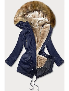 PARKA DAMSKA Z GRANATOWA model 21798978 - LHD