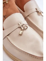 Klasyczne Mokasyny Damskie Beżowe Cortez Klasyczne Mokasyny Damskie Beżowe Cortez