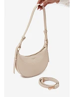 Malá kabelka z imitace kůže světle béžová model 22220913 - Flora&Co